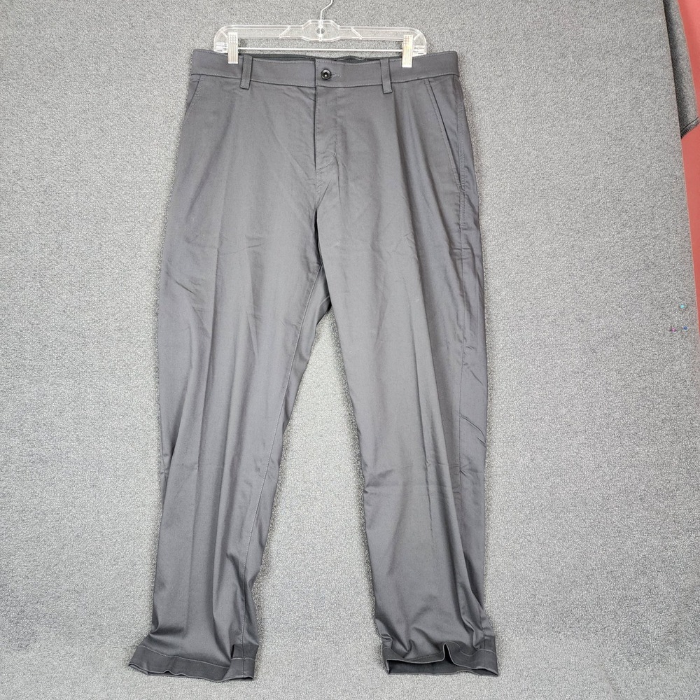 Nike Dri-FIT UV Golf Pants Mens 34x30 Dark Grey Standard Fit Chino DA4089-070